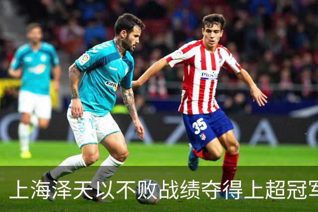 上海泽天以不败战绩夺得上超冠军，此前曾闯入中国足协杯32强